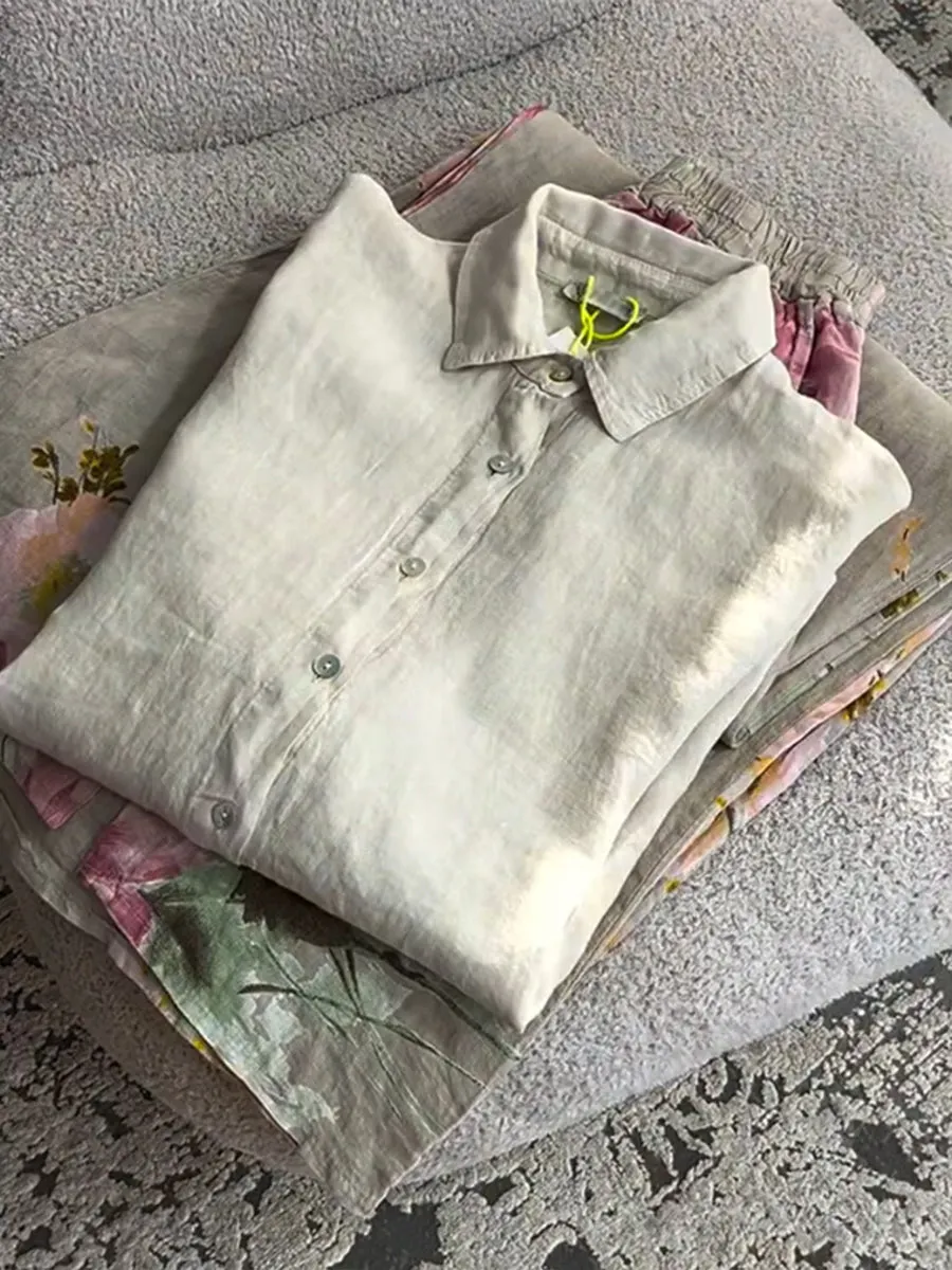 Cotton & Linen Casual Shirt