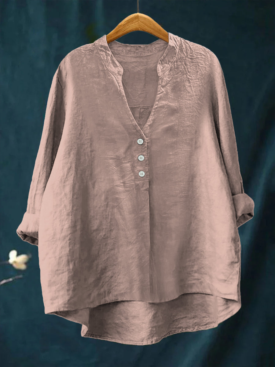 Casual Cotton & Linen Shirt