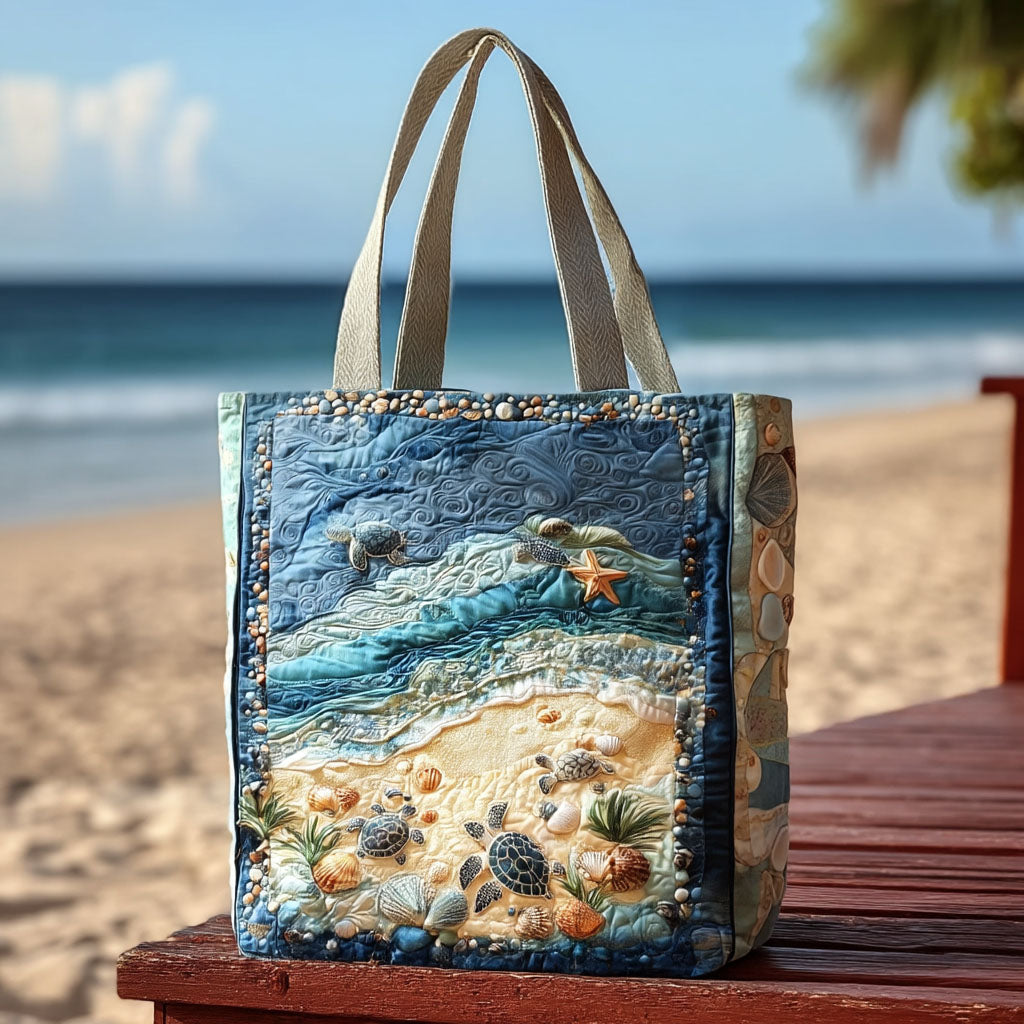 Flip-Flop Floater Quilted Tote Bag