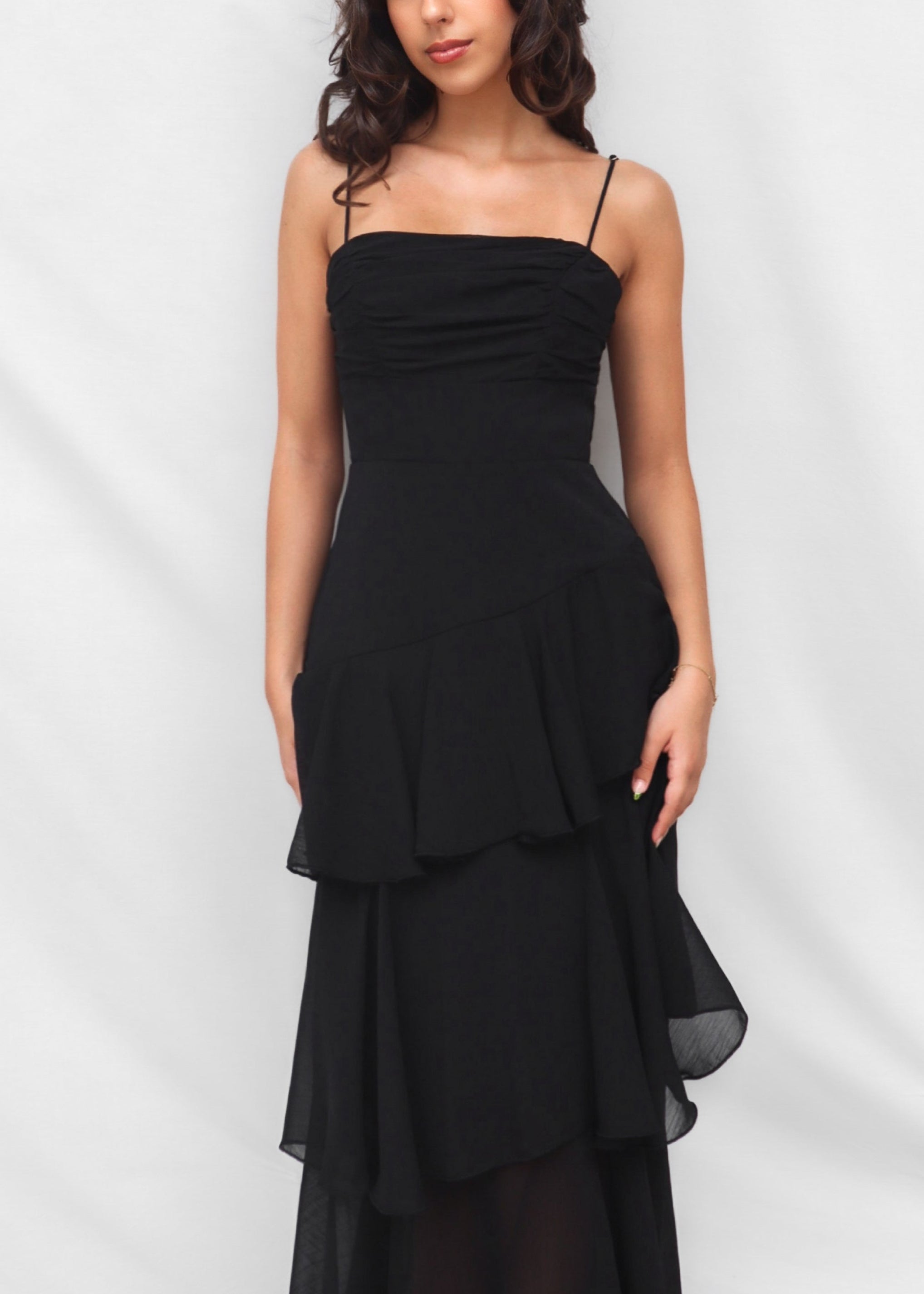 Tommi Maxi Dress- Black