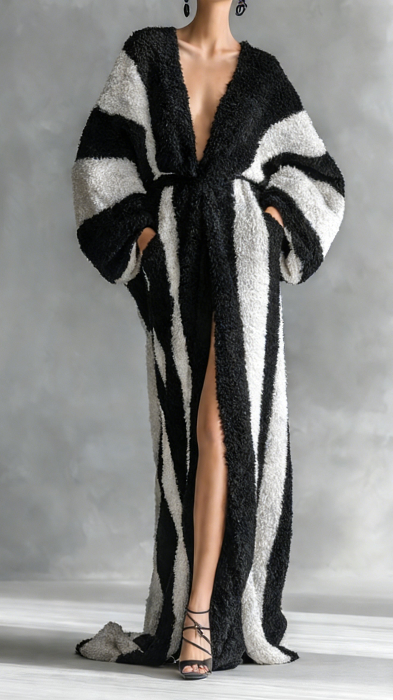 Women's Long Velvet Robe