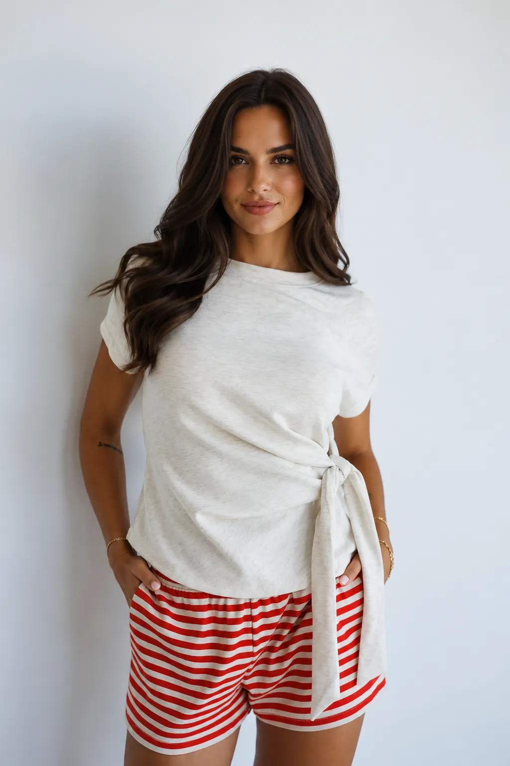 Side Note Wrap Top