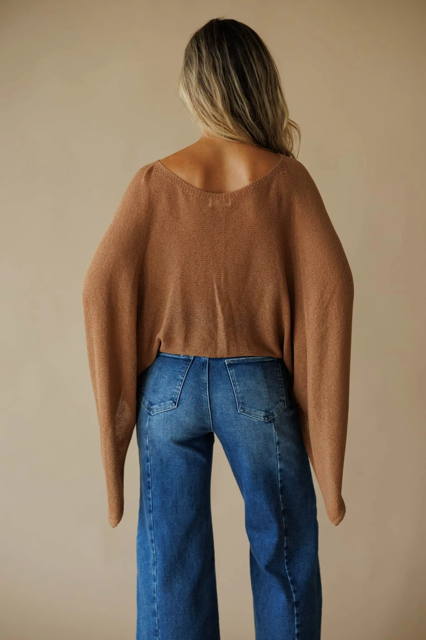 Knit Pancho Top