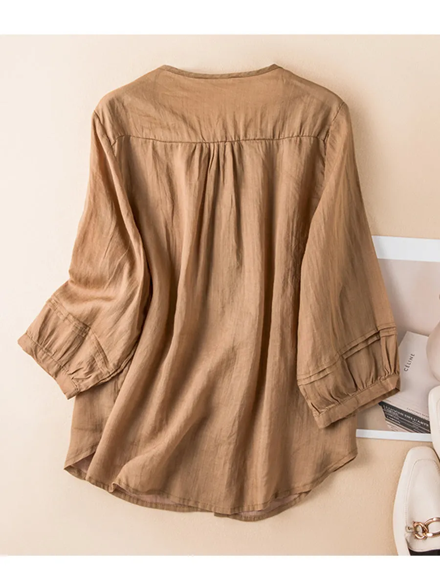 Cotton & Linen Casual Loose Shirt