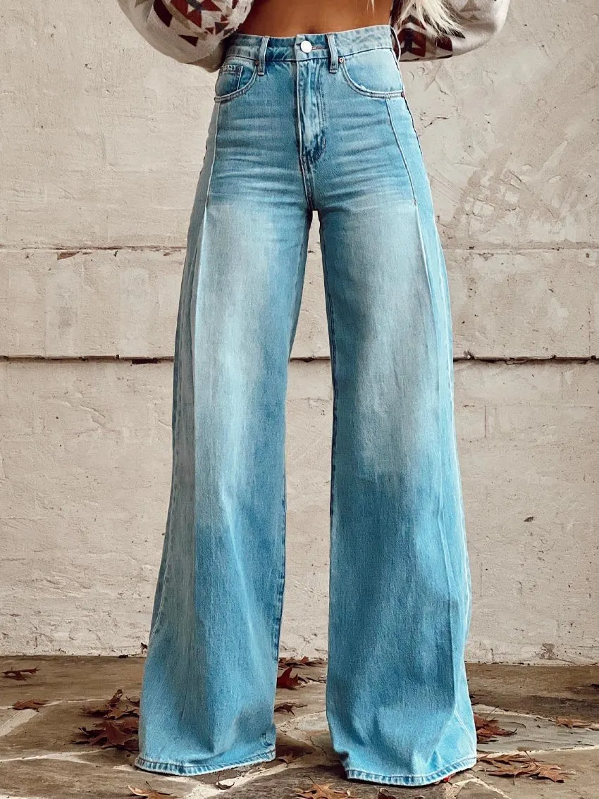 Casual Wide-Leg Pants