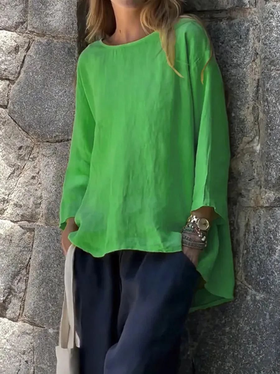 Cotton & Linen Casual Shirt
