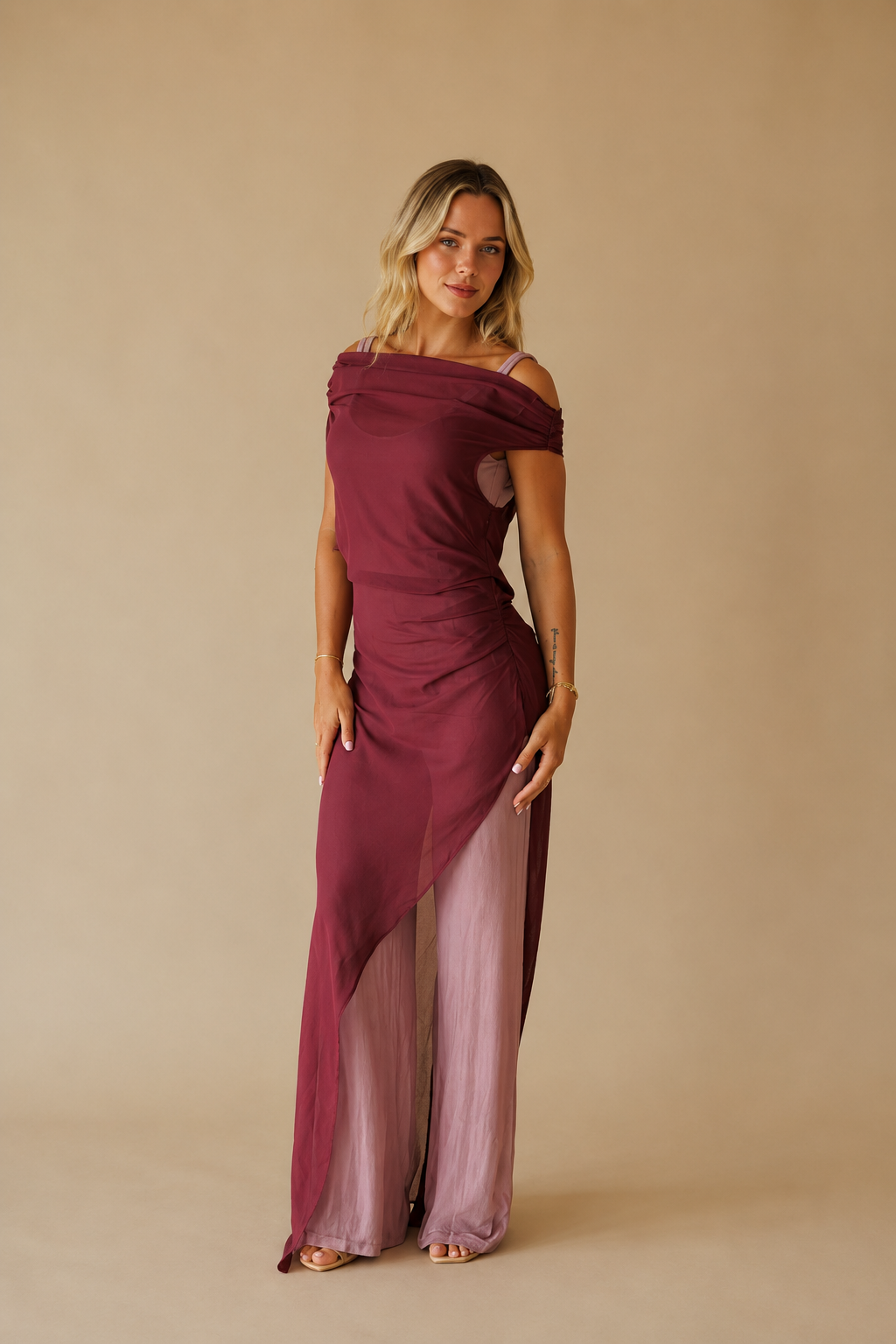 Dress Jumpsuit Set