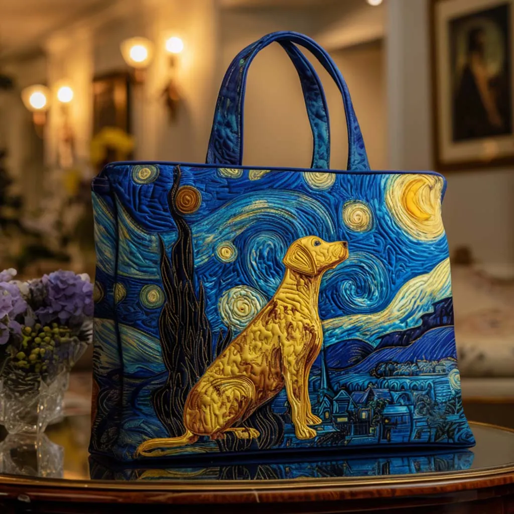 Labrador Quilted Tote Bag