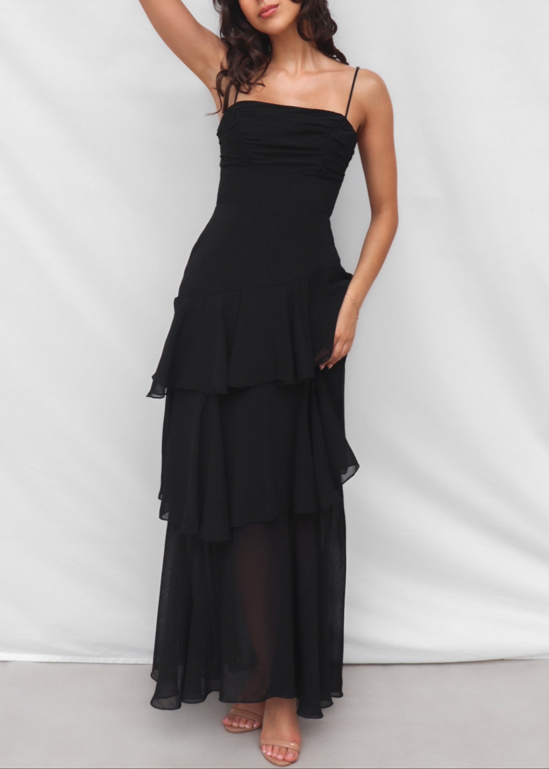 Tommi Maxi Dress- Black