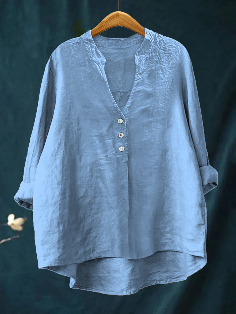 Casual Cotton & Linen Shirt