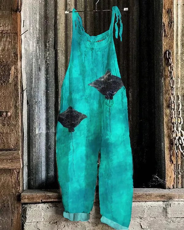 Ocean Manta Ray Leisure Jumpsuit