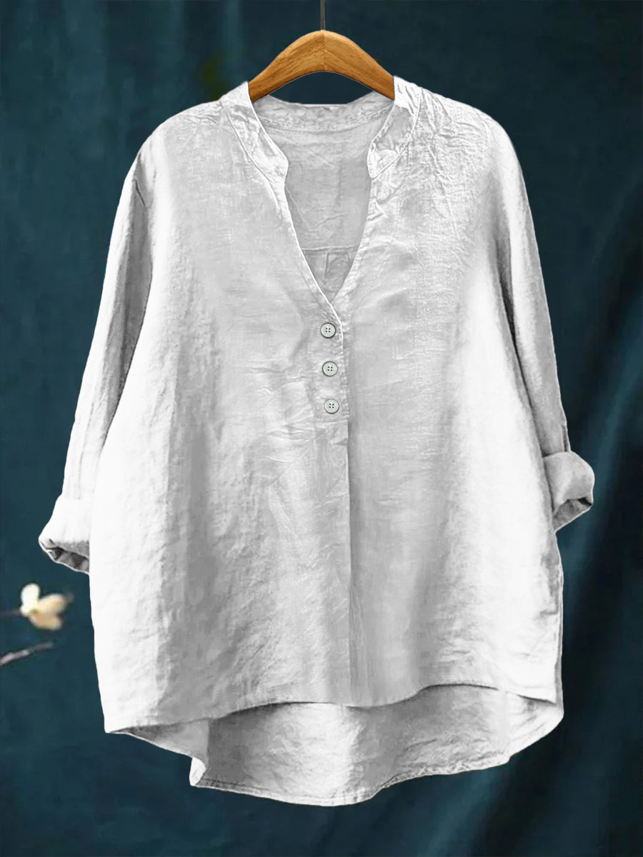 Casual Cotton & Linen Shirt