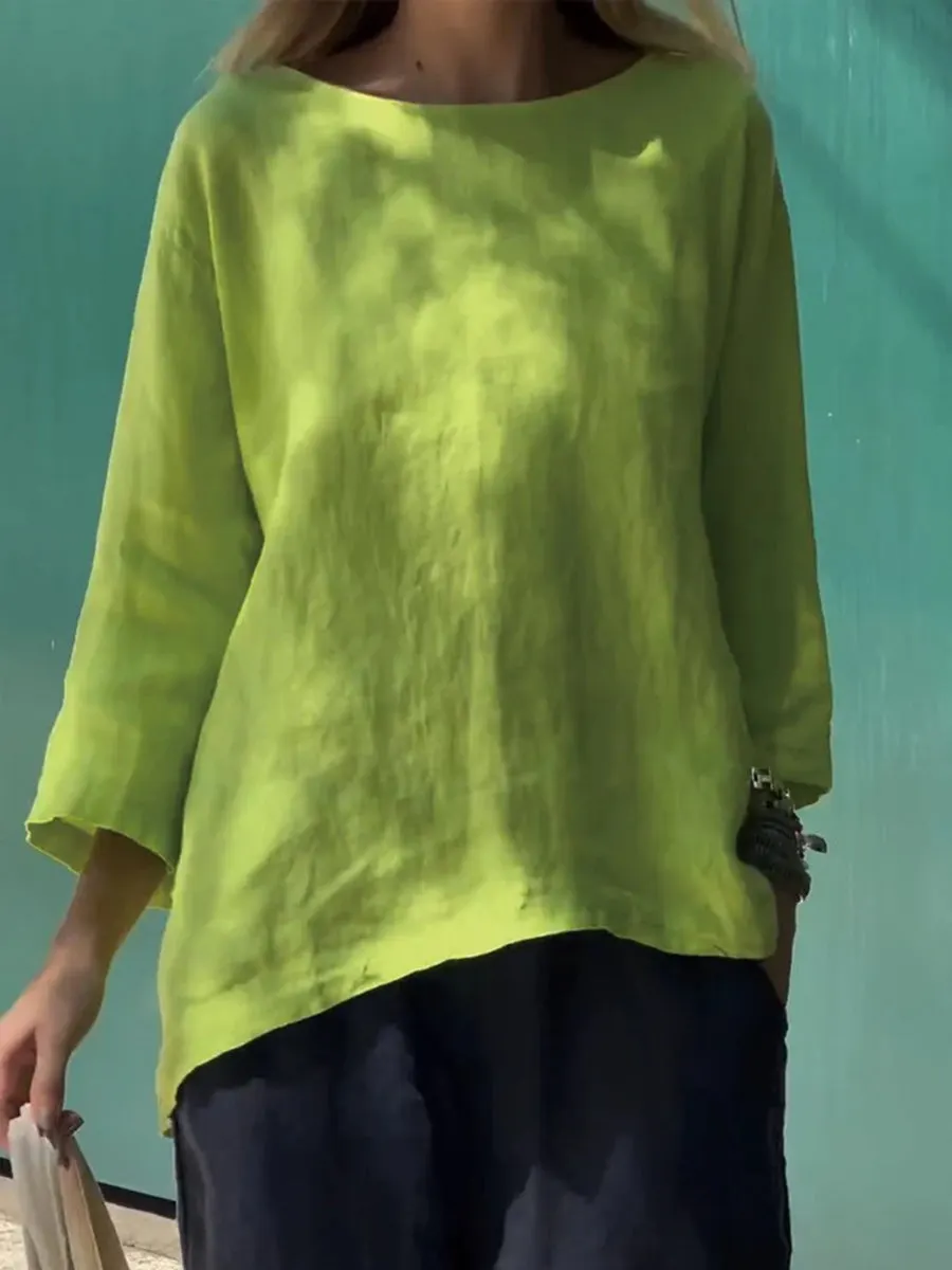 Cotton & Linen Casual Shirt