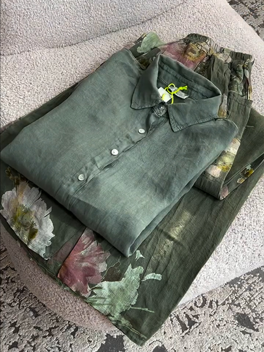 Cotton & Linen Casual Shirt