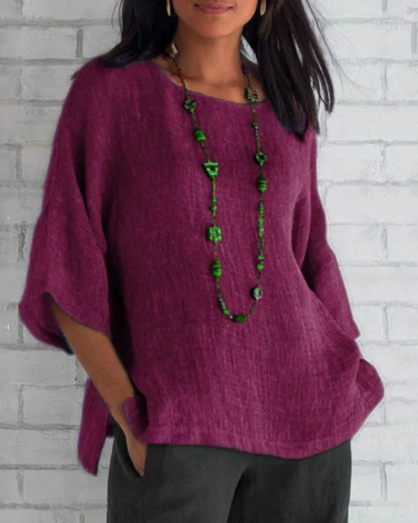 Casual Summer Linen Shirts Tops
