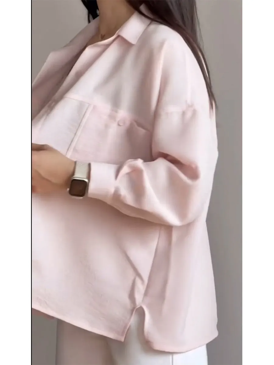 Cotton & Linen Casual Long Sleeve Shirt