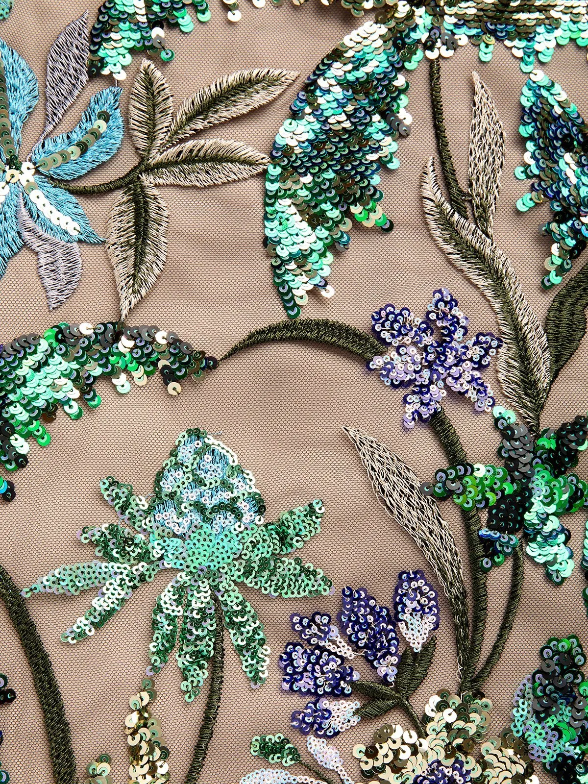 Green Glitter Boat Neck Short-Sleeve Sheath Maxi Dress