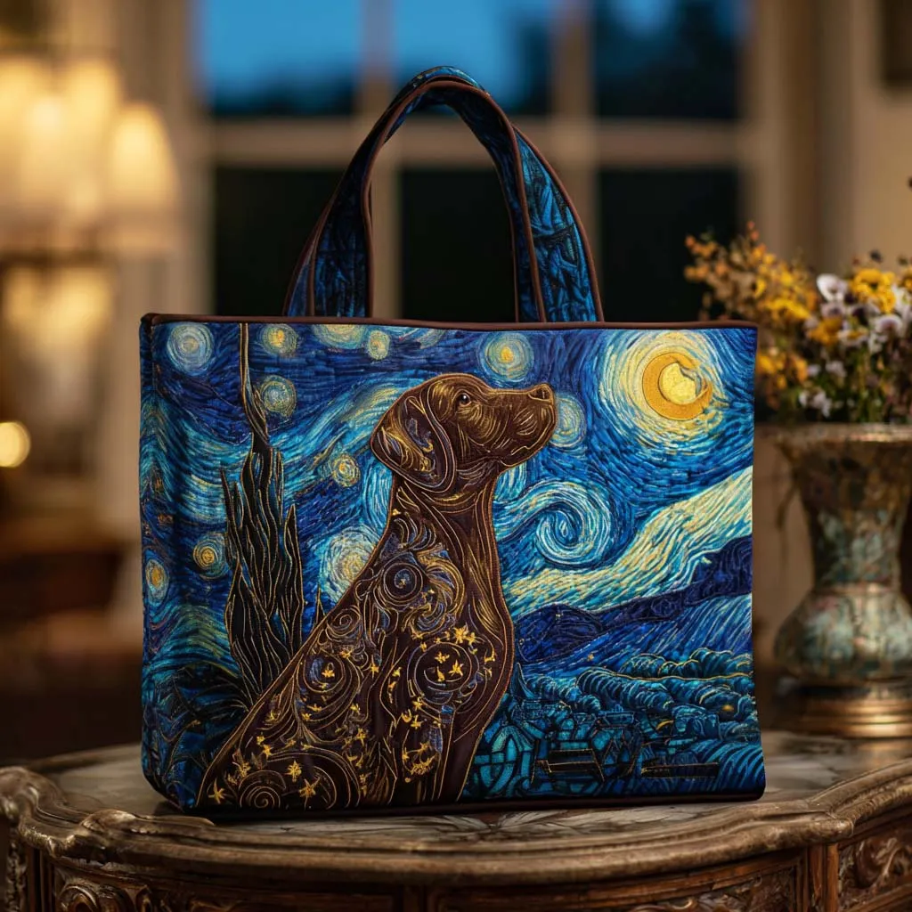 Labrador Quilted Tote Bag