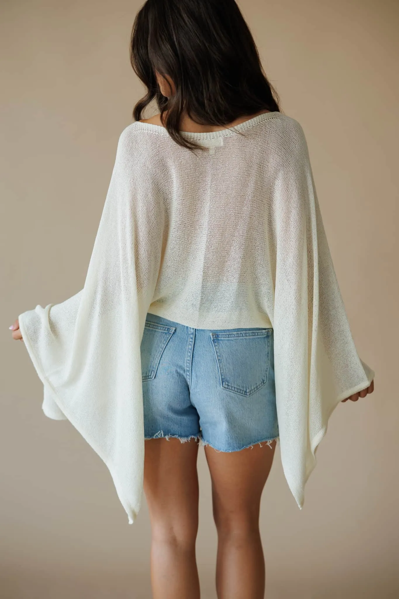 Knit Pancho Top