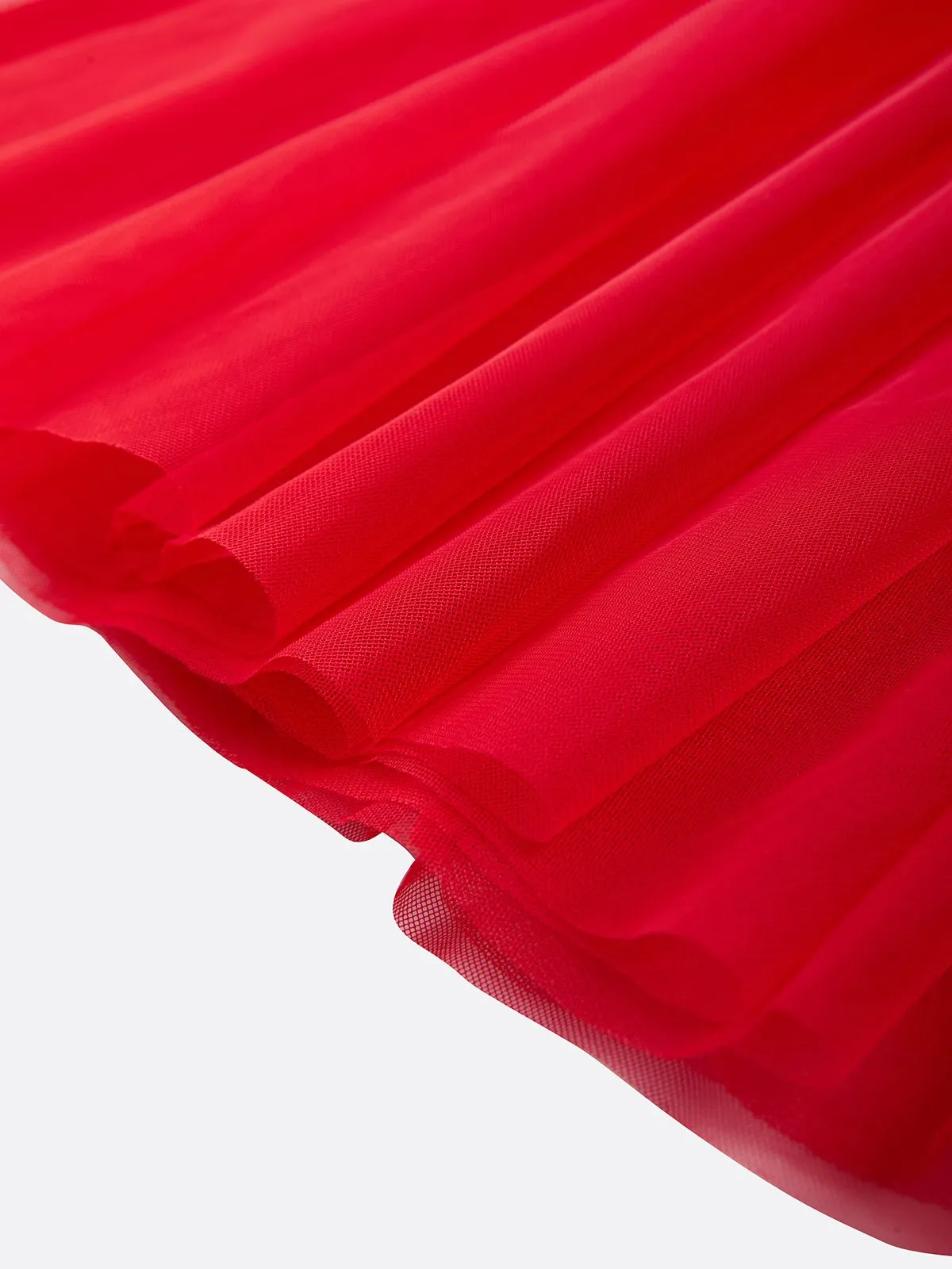 Red Classic Boat Neck Sleeveless Mermaid Floor-length Gown