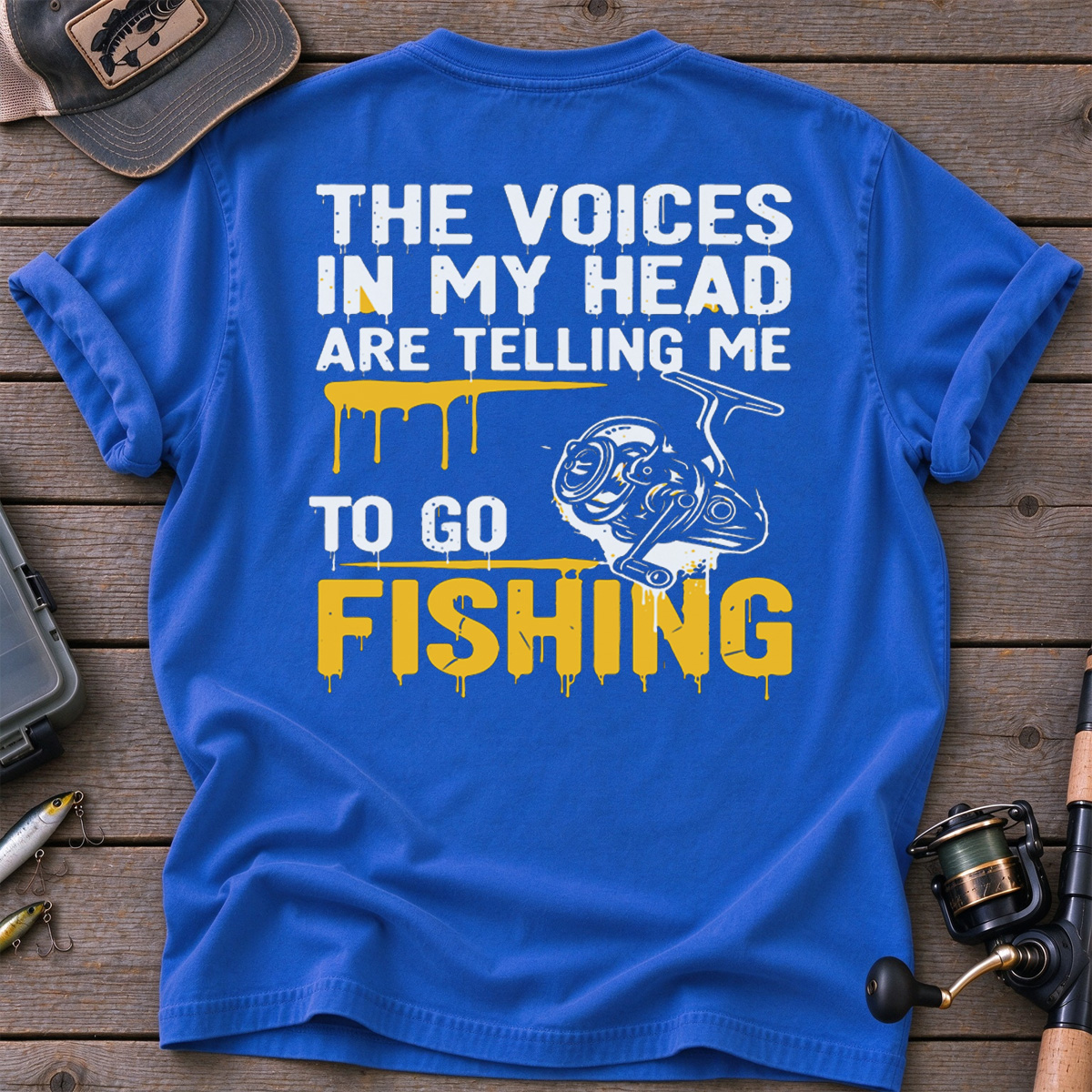 The Voices In My Head Are Telling Me To Go Fishing Classic T-shirt