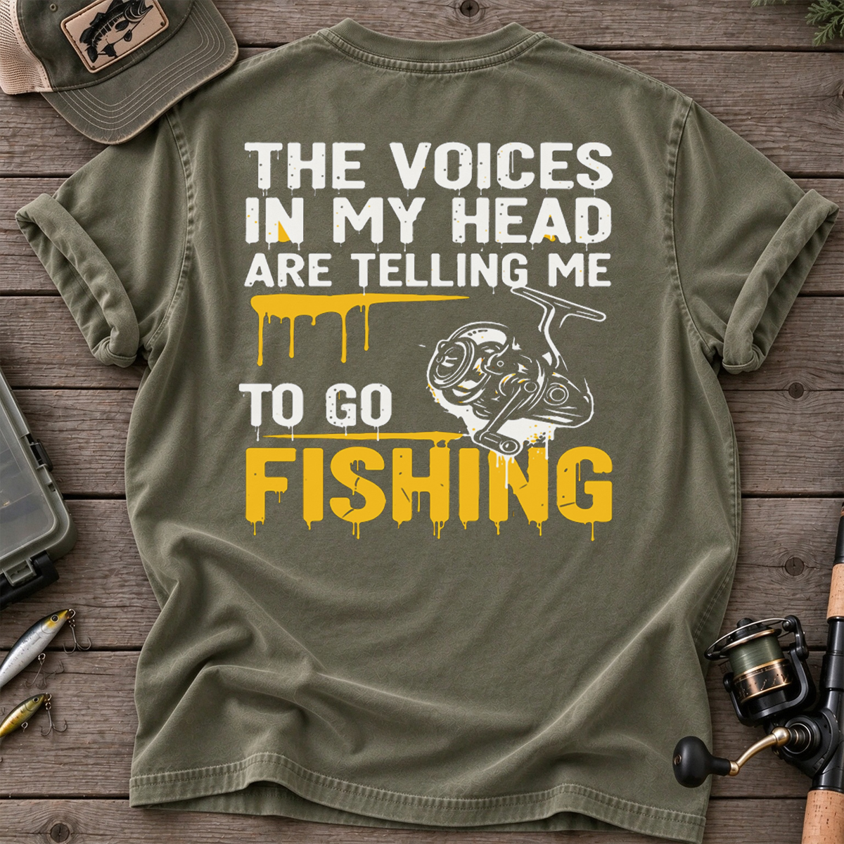 The Voices In My Head Are Telling Me To Go Fishing Classic T-shirt