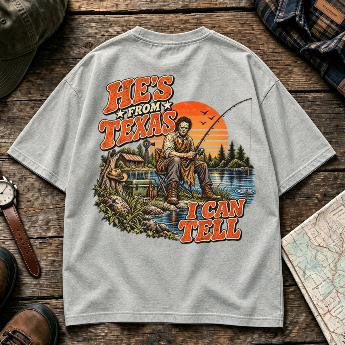 He's From Texas I Can Tell Classic T-shirt 