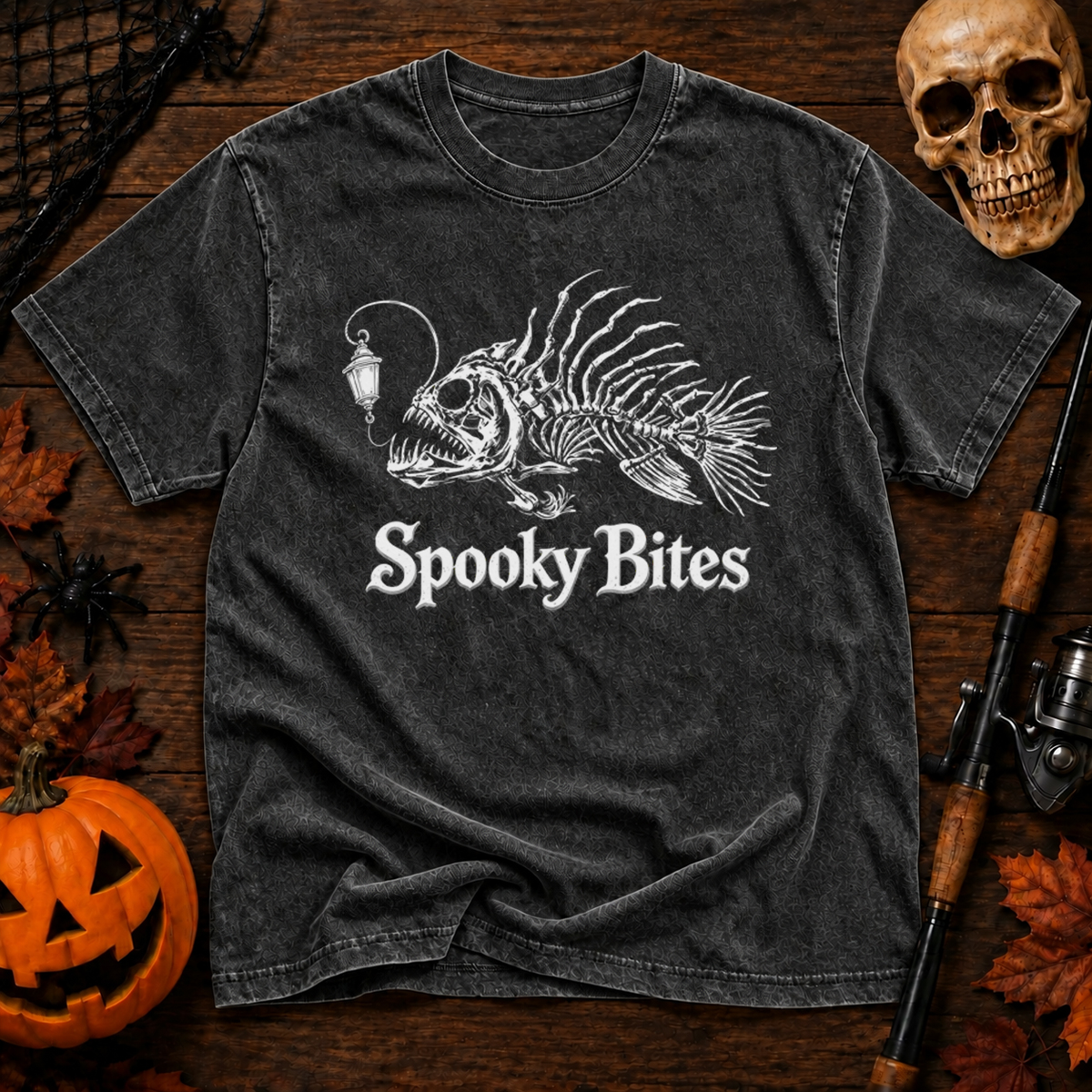 Spooky Bites Washed T-Shirt