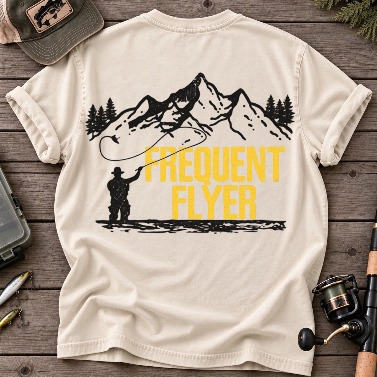 Frequent Flyer Fly Fishing Outdoor Angler Classic T-Shirt
