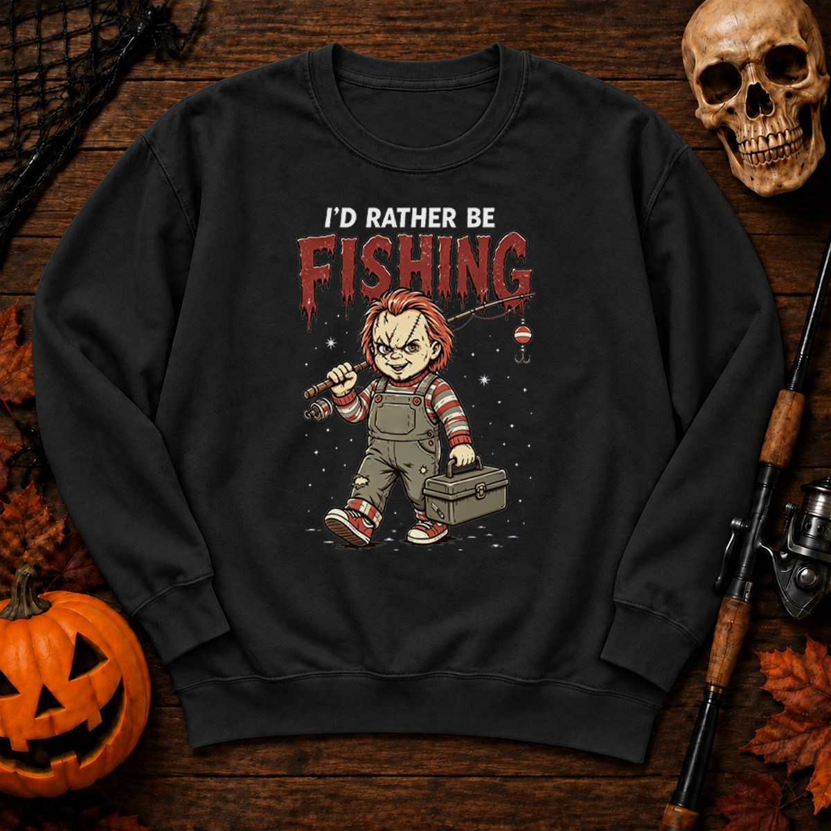 I'd Rather Be Fishing Sweatshirt