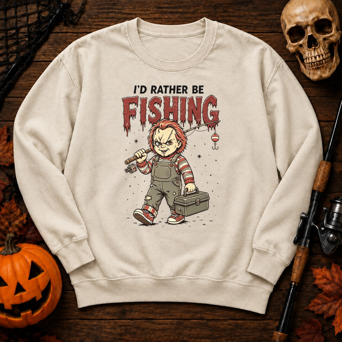 I'd Rather Be Fishing Sweatshirt