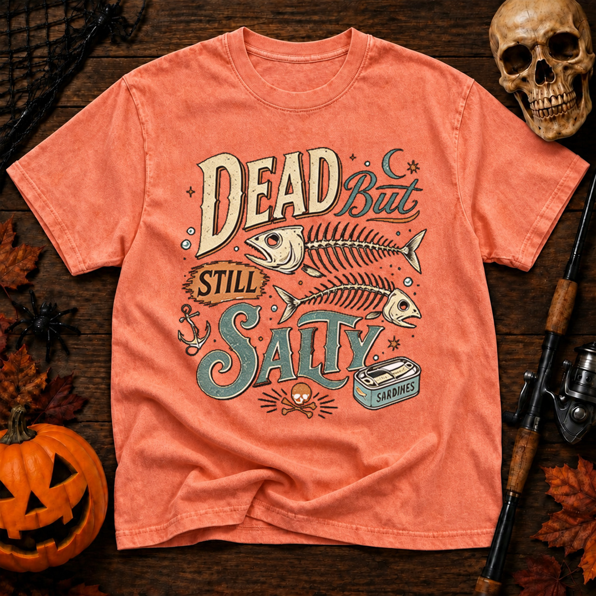 Dead But Still Salty Washed T-Shirt