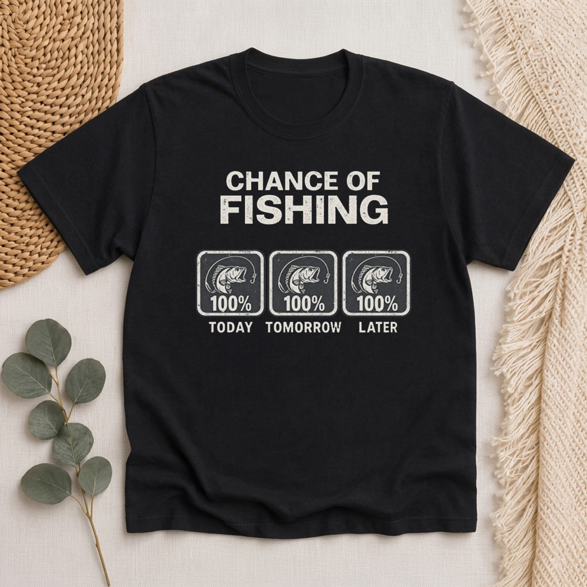 Chance Of Fishing Classic T-Shirt