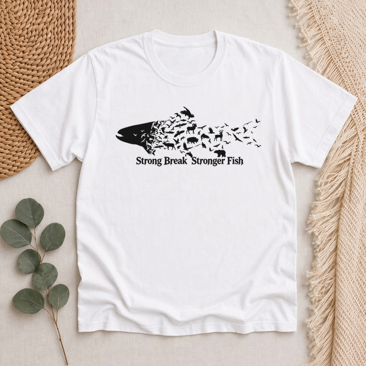 Strong Break Stronger Fish Classic T-Shirt