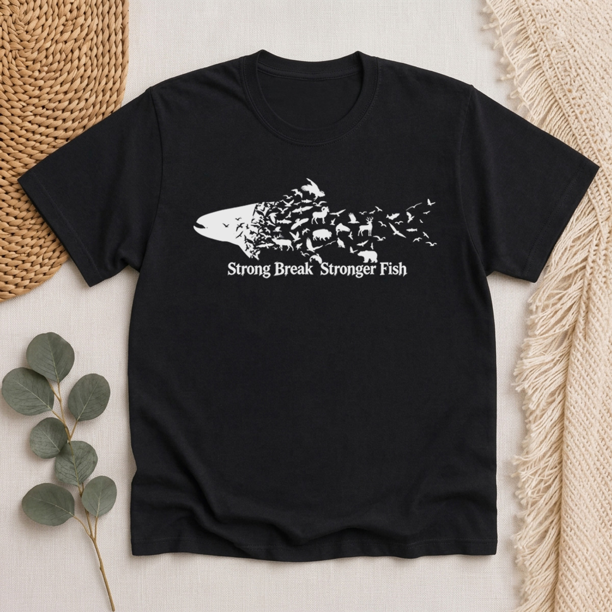 Strong Break Stronger Fish Classic T-Shirt