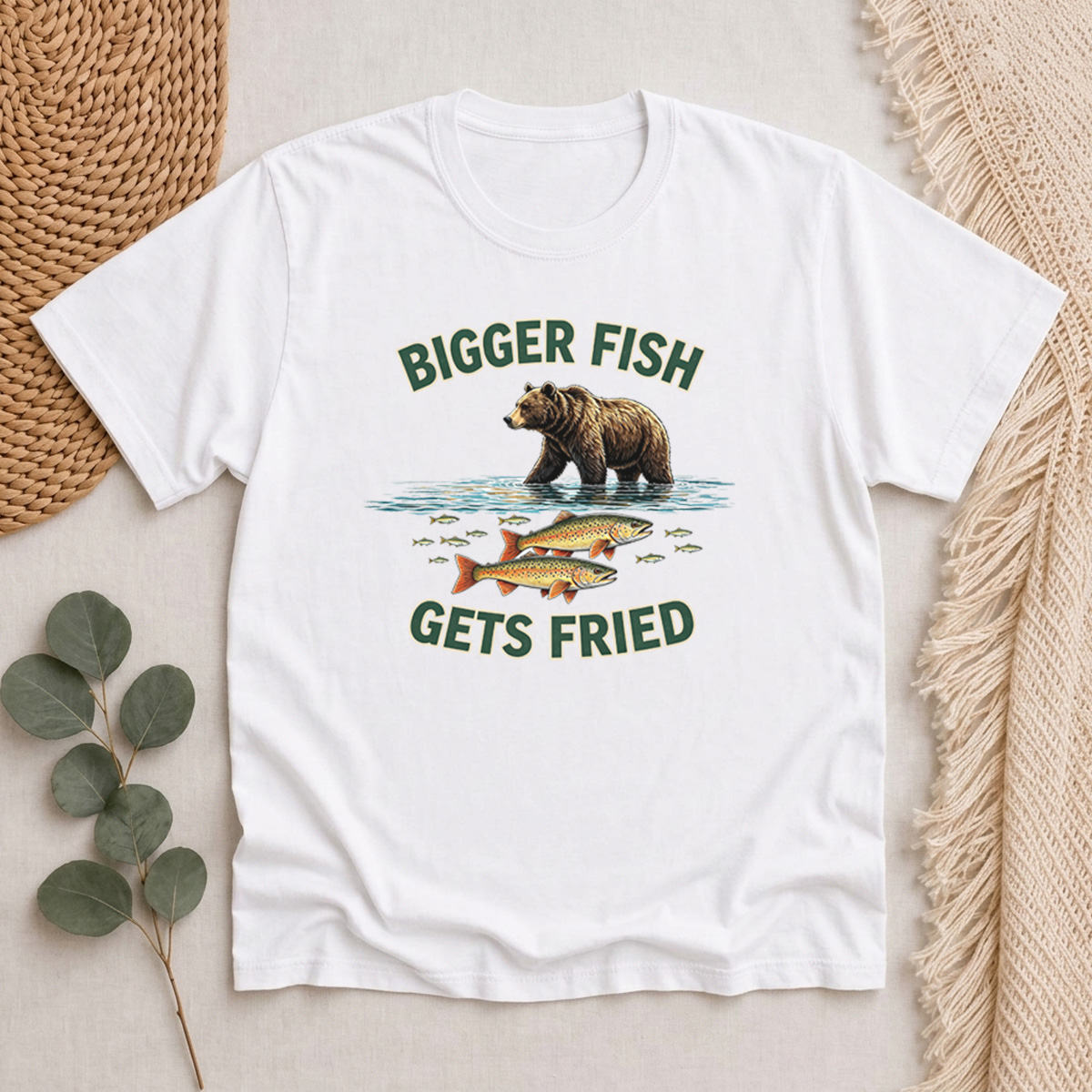 Bigger Fish Gets Fried Classic T-Shirt