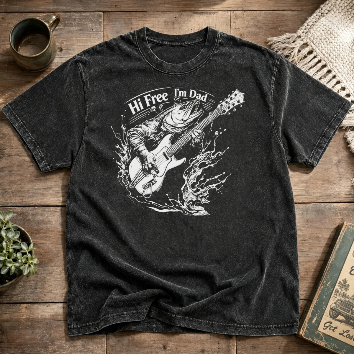 Hi Free I'm Dad Washed T-Shirt