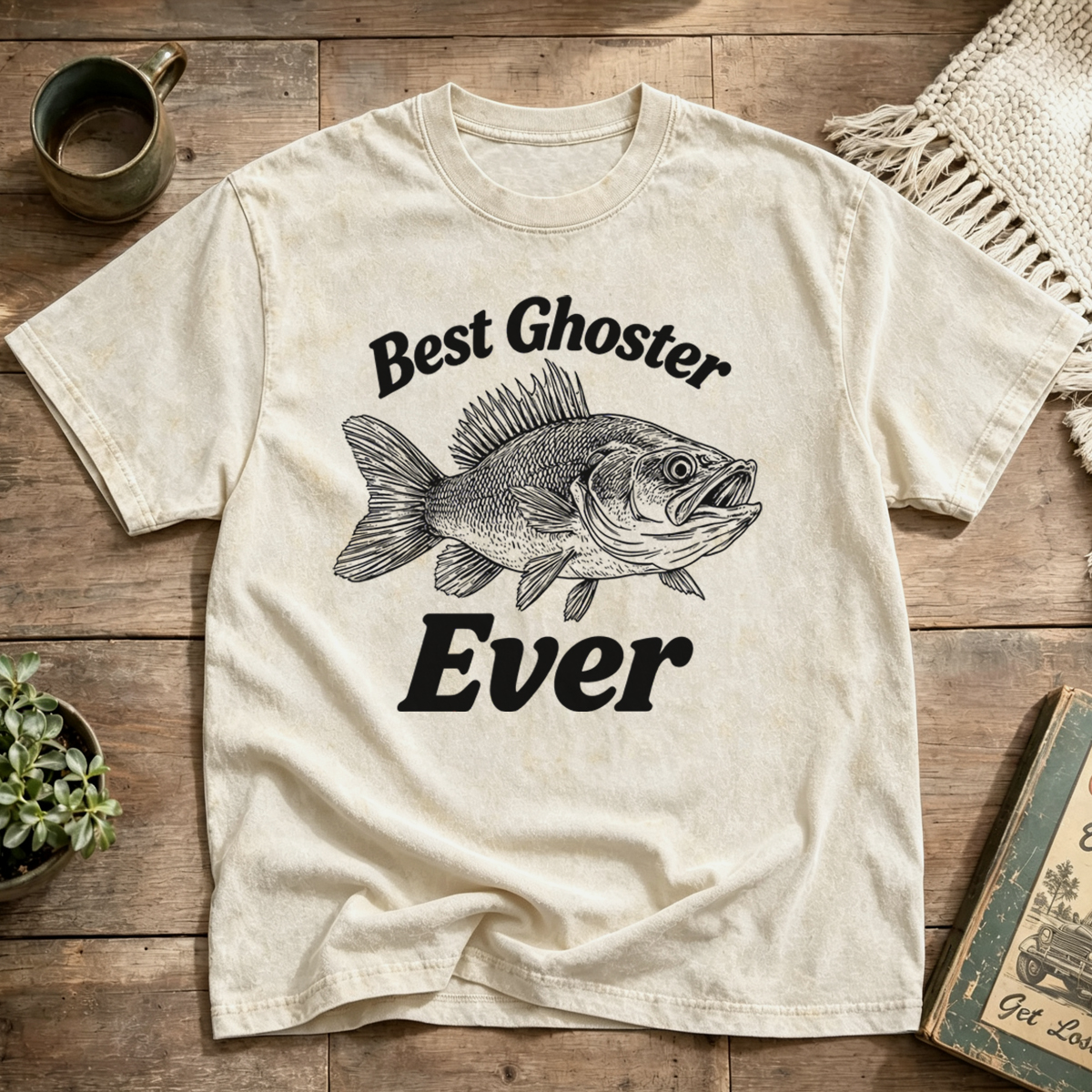 Best Ghoster Ever Washed T-Shirt