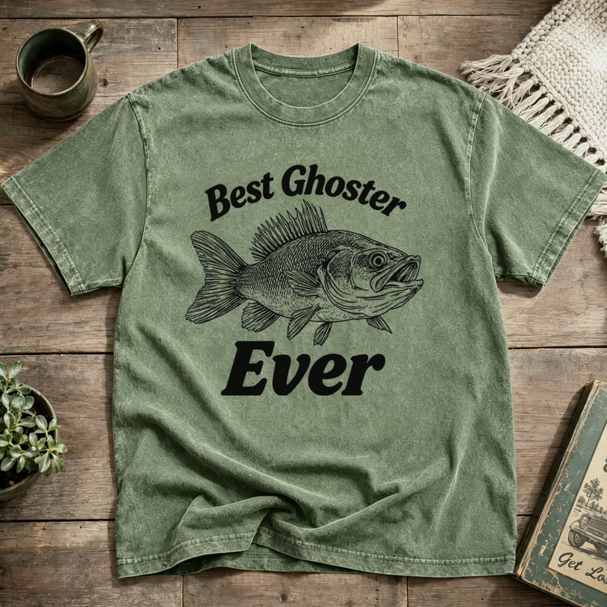 Best Ghoster Ever Washed T-Shirt