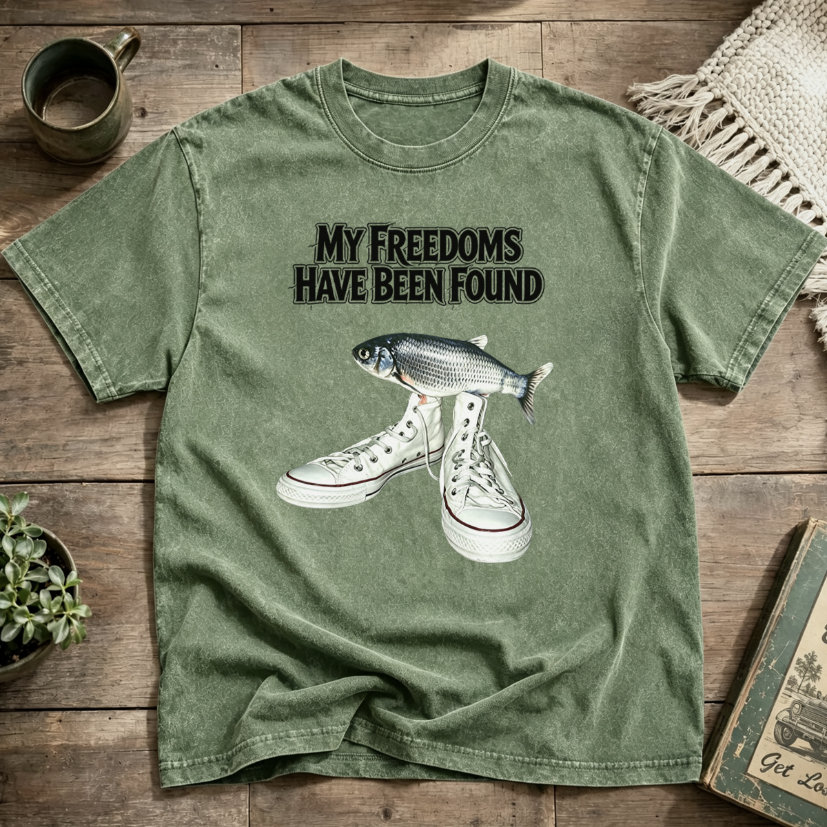 My Freedoms Have Been Found Washed T-Shirt
