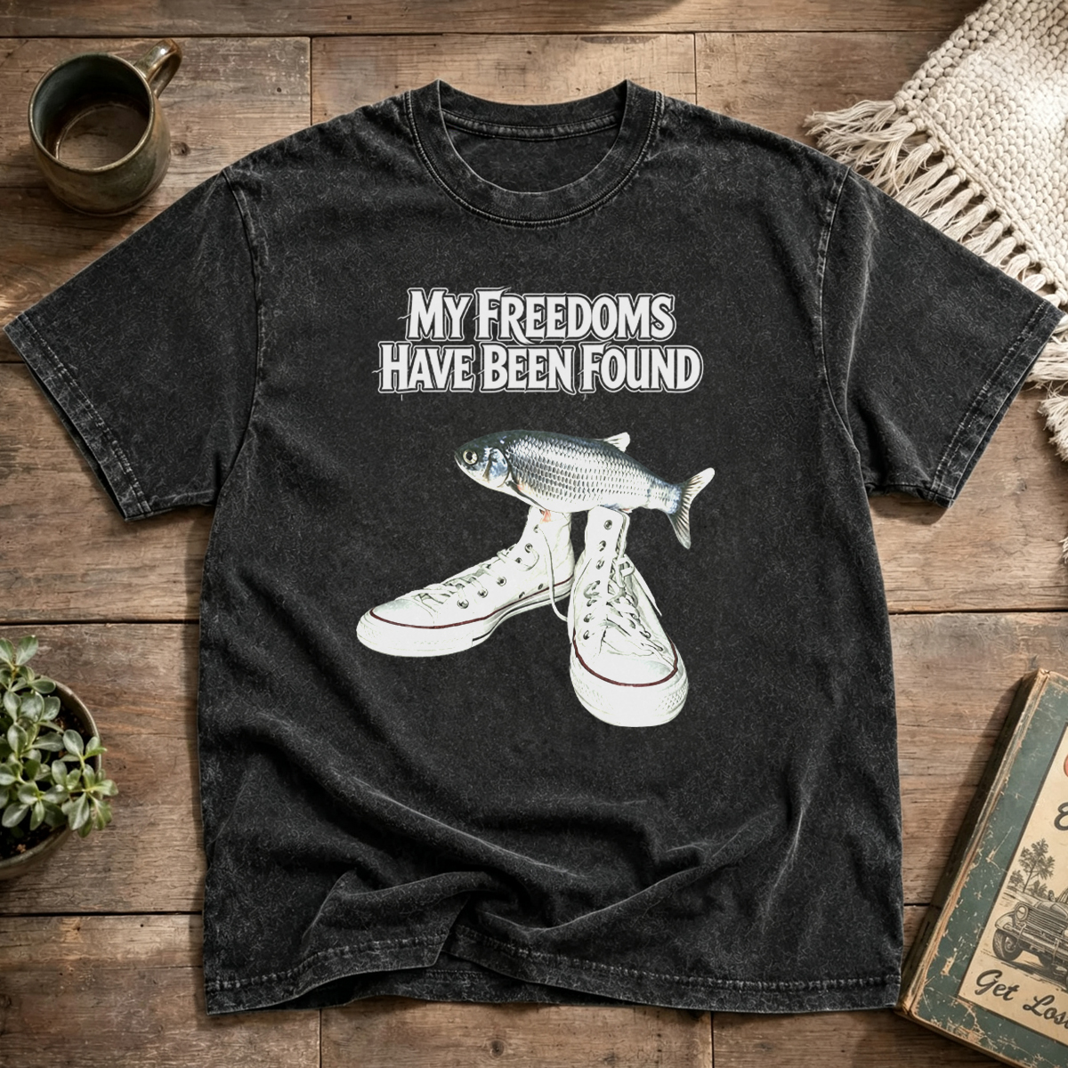 My Freedoms Have Been Found Washed T-Shirt