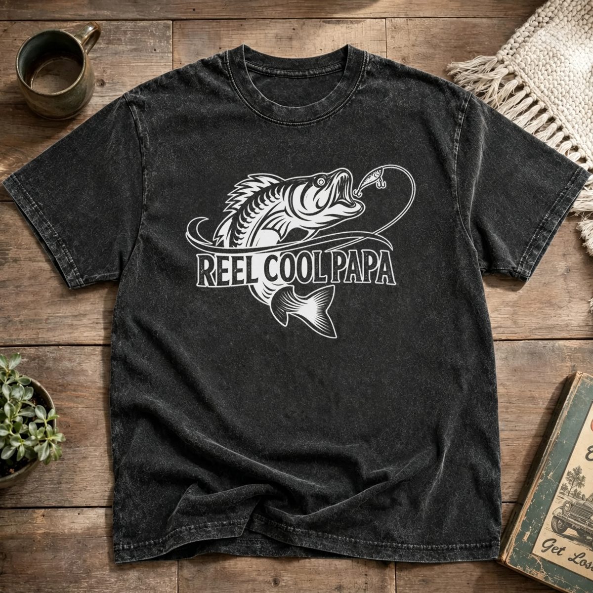 REEL COOL PAPA Washed T-Shirt