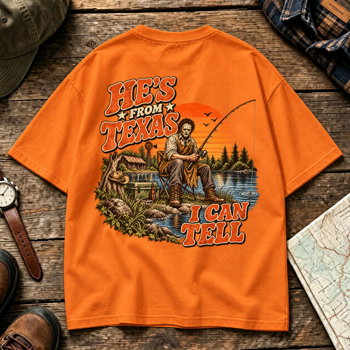 He's From Texas I Can Tell Classic T-shirt 