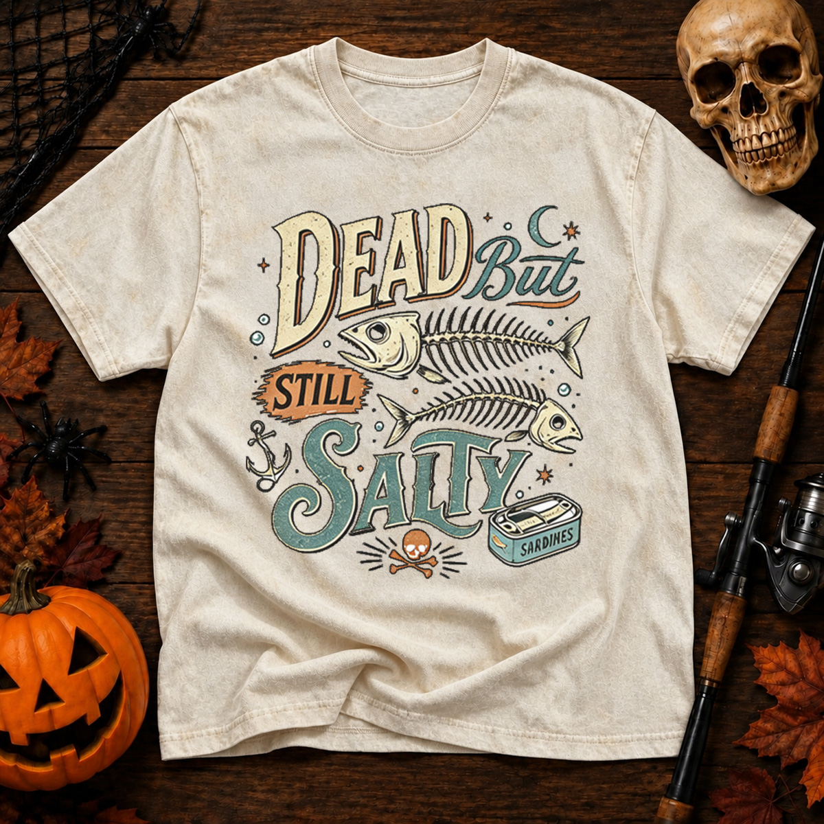 Dead But Still Salty Washed T-Shirt