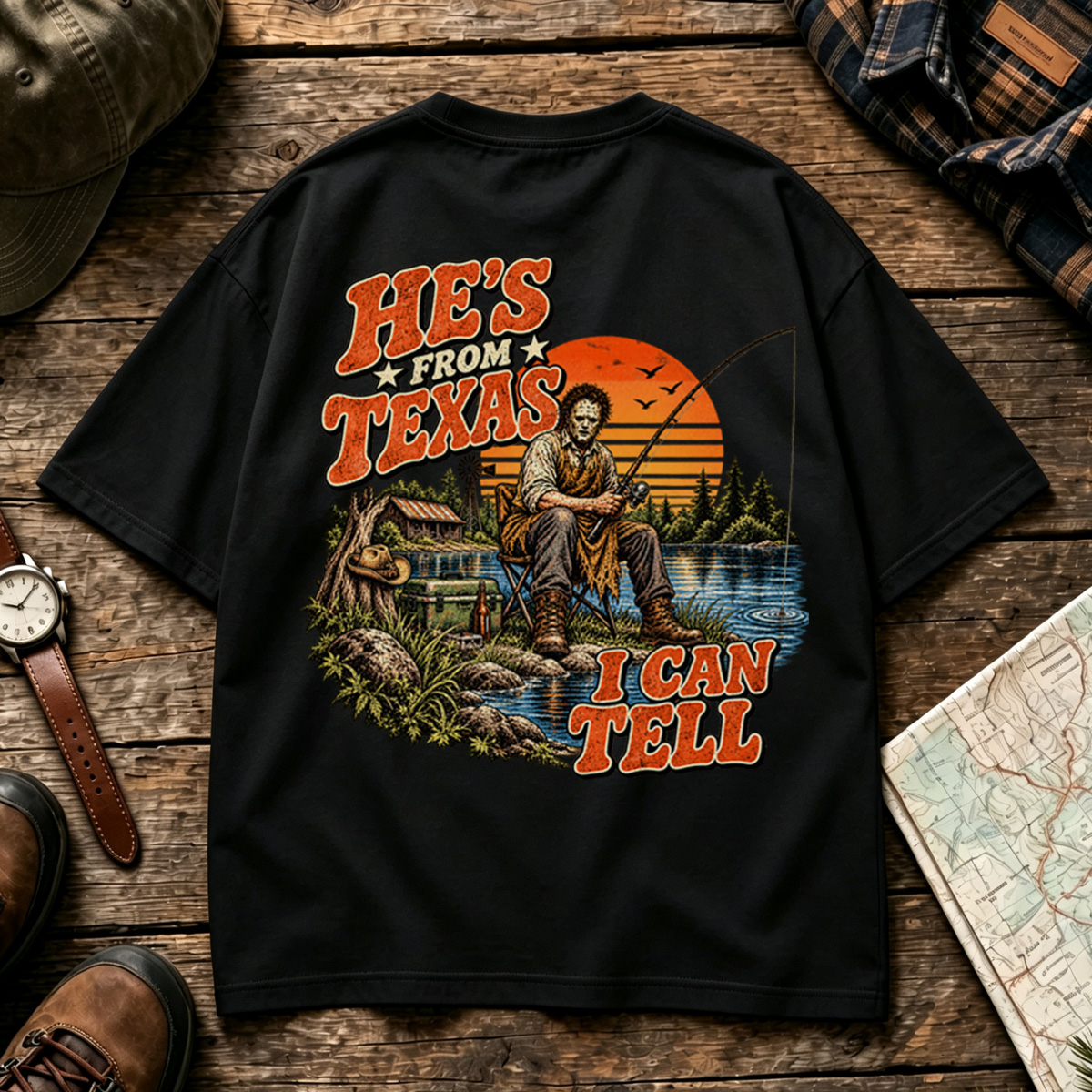 He's From Texas I Can Tell Classic T-shirt 