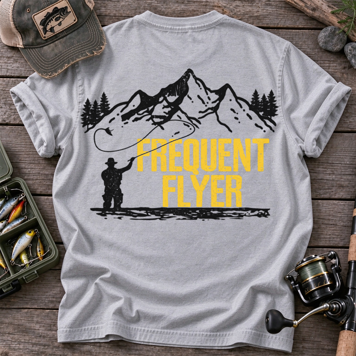 Frequent Flyer Fly Fishing Outdoor Angler Classic T-Shirt
