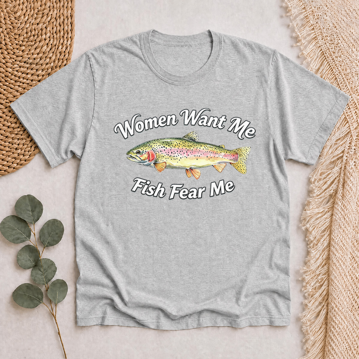 Women Want Me Fish Fear Me Classic T-Shirt