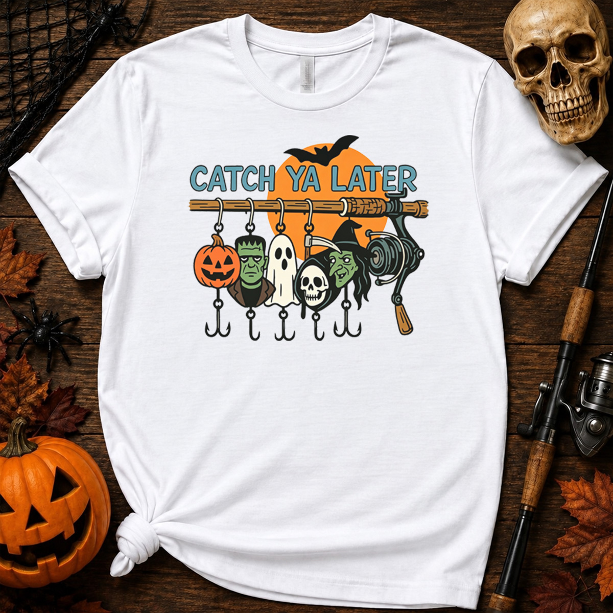 Retro Halloween Ghost Classic T-shirt 