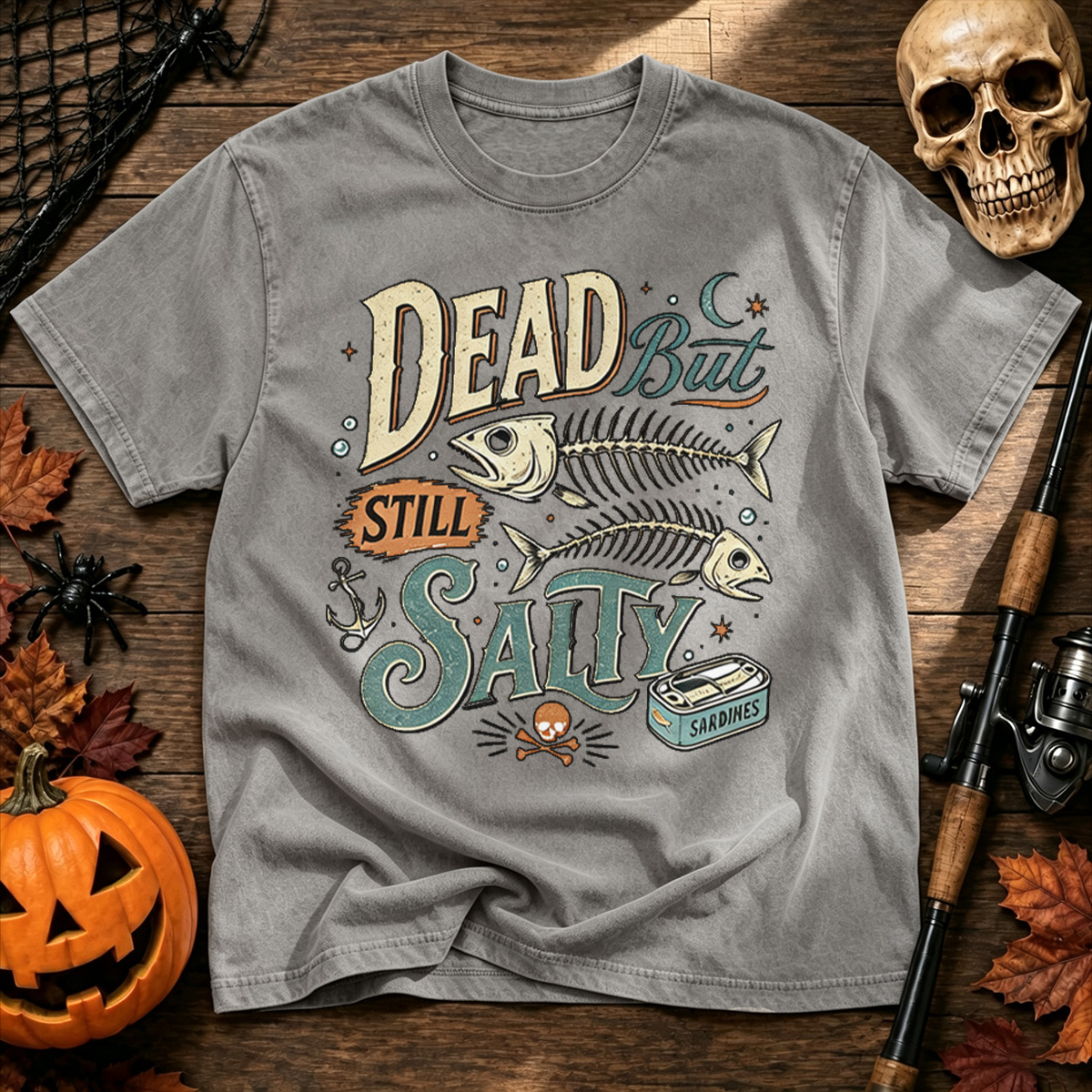 Dead But Still Salty Washed T-Shirt