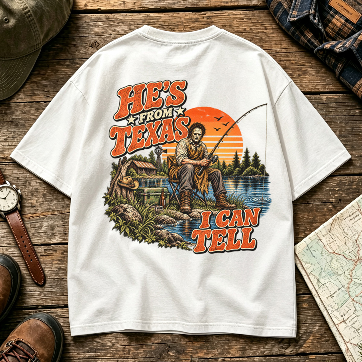 He's From Texas I Can Tell Classic T-shirt 